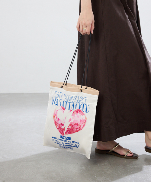 IENA(イエナ)の「THE CULTURE CODE/ザ カルチャーコード SILK BAG バッグ(ショルダーバッグ・レディース・ホワイト系その他/ホワイト×ホワイト・FREE)」の10枚目の写真