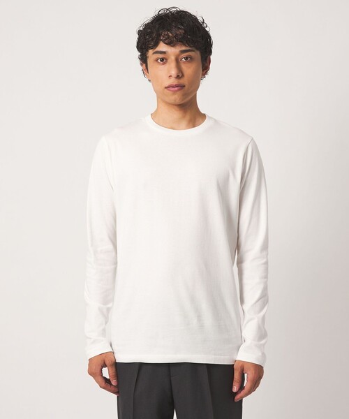 A DAY IN THE LIFE UNITED ARROWS(アデイインザライフユナイテッドアローズ)の「ドビーワッフル レイヤード ジャストカットソー<A DAY IN THE LIFE>(Tシャツ/カットソー・メンズ・ベージュ/ネイビー/ダークグレー/ライトグレー・L/S/M)」の11枚目の写真