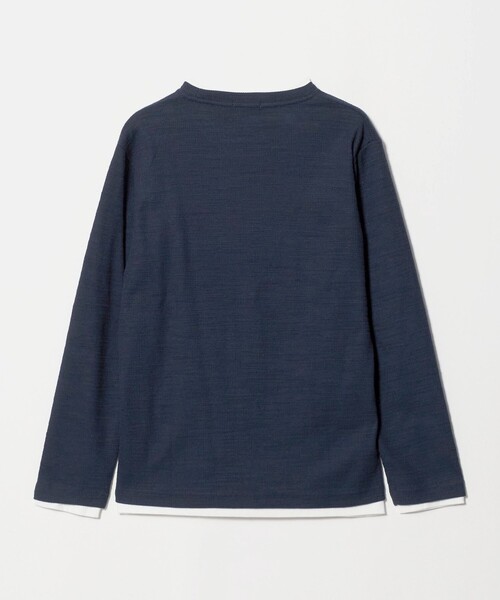 A DAY IN THE LIFE UNITED ARROWS(アデイインザライフユナイテッドアローズ)の「ドビーワッフル レイヤード ジャストカットソー<A DAY IN THE LIFE>(Tシャツ/カットソー・メンズ・ベージュ/ネイビー/ダークグレー/ライトグレー・L/S/M)」の15枚目の写真