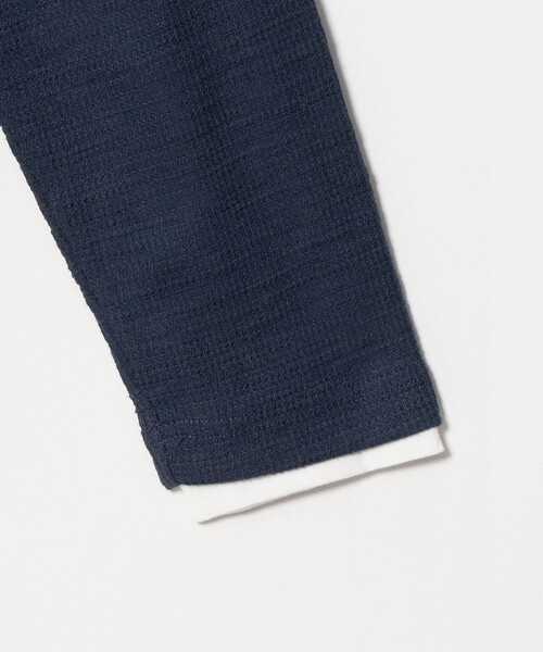 A DAY IN THE LIFE UNITED ARROWS(アデイインザライフユナイテッドアローズ)の「ドビーワッフル レイヤード ジャストカットソー<A DAY IN THE LIFE>(Tシャツ/カットソー・メンズ・ベージュ/ネイビー/ダークグレー/ライトグレー・L/S/M)」の17枚目の写真