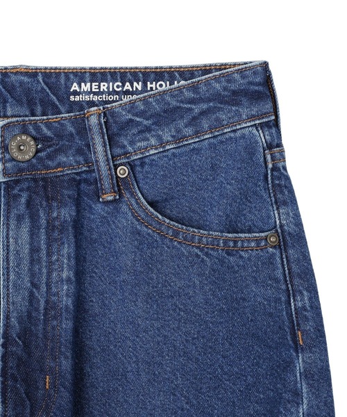 AMERICAN HOLIC（アメリカンホリック）の「ストレートデニムパンツ（デニムパンツ・レディース・インディゴブルー/ワンウォッシュ・L/M/S）」の16枚目の写真