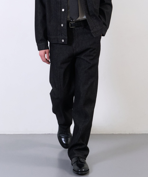 PLAC（プラック）の「BUSINESS M18 024 WIDE ONE BLACK（デニムパンツ・メンズ・その他・30inch/29inch/32inch/36inch）」の2枚目の写真