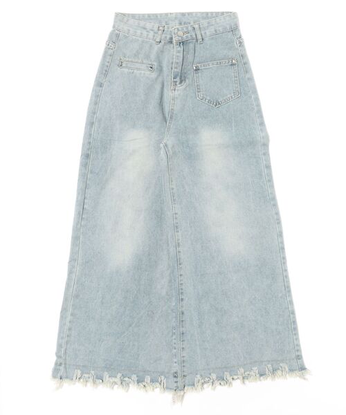 Ritzy(リッツィー)の「ハイウエスト・ワイドデニムパンツ(デニムパンツ・レディース・ブルー・LARGE/MEDIUM)」の7枚目の写真