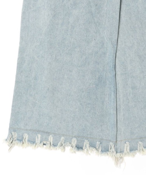 Ritzy(リッツィー)の「ハイウエスト・ワイドデニムパンツ(デニムパンツ・レディース・ブルー・LARGE/MEDIUM)」の8枚目の写真