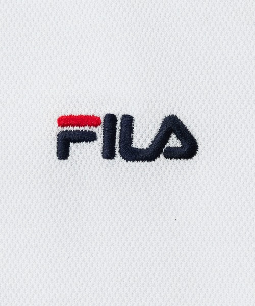 FILA(フィラ)の「【WEB別注】FILA フィラ L’Sワンポイント刺繍長袖ポロシャツ ドライ 吸水速乾(ポロシャツ・レディース・ネイビー/ホワイト/ブラック・LL/L/M)」の13枚目の写真