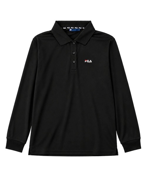 FILA(フィラ)の「【WEB別注】FILA フィラ L’Sワンポイント刺繍長袖ポロシャツ ドライ 吸水速乾(ポロシャツ・レディース・ネイビー/ホワイト/ブラック・LL/L/M)」の21枚目の写真