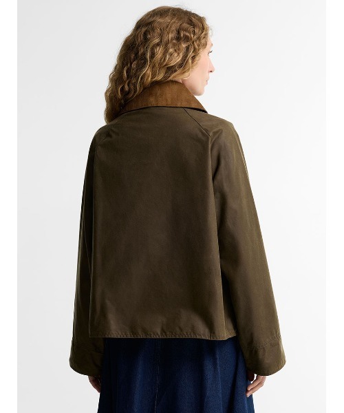 Barbour（バブアー）の「【SPEY / スペイ】Icons ワックス ジャケット（レディース）（ブルゾン・レディース・ベージュ/ネイビー・8/10）」の5枚目の写真