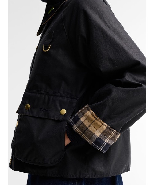 Barbour（バブアー）の「【SPEY / スペイ】Icons ワックス ジャケット（レディース）（ブルゾン・レディース・ベージュ/ネイビー・8/10）」の14枚目の写真