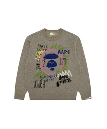 A BATHING APE｜アベイシングエイプのニット/セーター（ホワイト/白色