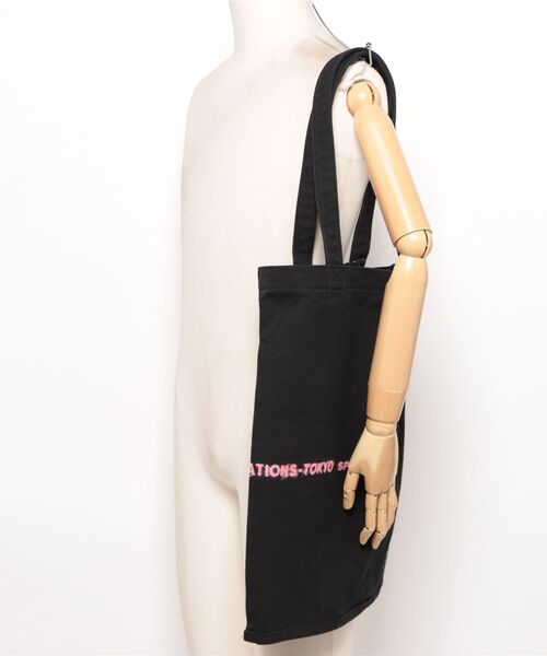 beautiful people(ビューティフルピープル)の「beautiful people brushed logo tote bag(トートバッグ・レディース・ブラック/ブラウン/オフホワイト・FREE)」の7枚目の写真