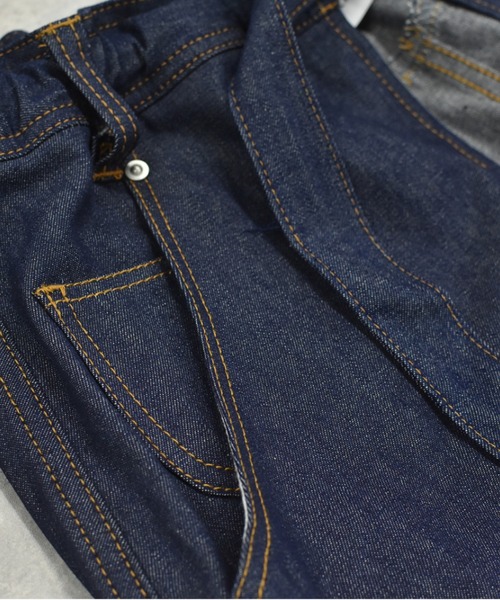 BEDSIDEDRAMA(ベットサイドドラマ)の「bedsidedrama/ベッドサイドドラマ/WRAP JEANS APRON(スカート・レディース・インディゴブルー/ブラック・1)」の21枚目の写真