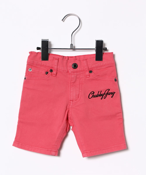 CHUBBYGANG(チャビーギャング)の「ストレッチツイルスキニーハーフカラーパンツ(その他パンツ・キッズ・イエロー/ピンク/ブラック・110/130/100/120)」の3枚目の写真