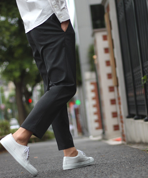 ESSENTIAL GARMENT MEN'S BIGI（エッセンシャルガーメントメンズビギ）の「【2016-17 A/W新作】ストレッチイージースラックス T/R（その他パンツ・メンズ・ネイビー/チャコールグレー・S/M）」の5枚目の写真