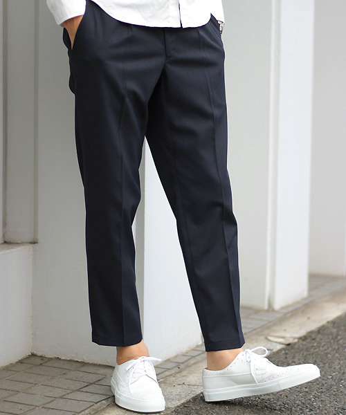 ESSENTIAL GARMENT MEN'S BIGI（エッセンシャルガーメントメンズビギ）の「【2016-17 A/W新作】ストレッチイージースラックス T/R（その他パンツ・メンズ・ネイビー/チャコールグレー・S/M）」の3枚目の写真