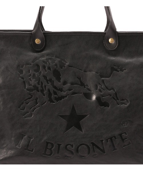 IL BISONTE(イルビゾンテ)の「IL BISONTE / VACHETTA VINTAGE LEATHER / トートバッグ(トートバッグ・レディース・ブラック・FREE)」の6枚目の写真