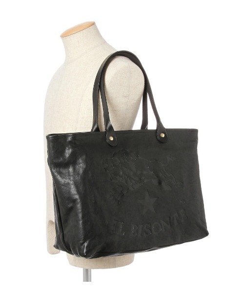 IL BISONTE(イルビゾンテ)の「IL BISONTE / VACHETTA VINTAGE LEATHER / トートバッグ(トートバッグ・レディース・ブラック・FREE)」の3枚目の写真