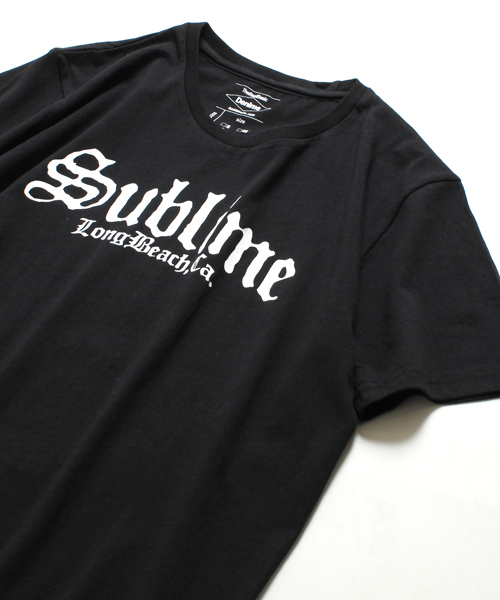 Denime（ドゥニーム）の「サブライムプリントＴシャツ【Denime×Sublime】：Mens（Tシャツ/カットソー・メンズ・ホワイト/ブラック・LARGE/SMALL/MEDIUM/X-LARGE）」の2枚目の写真