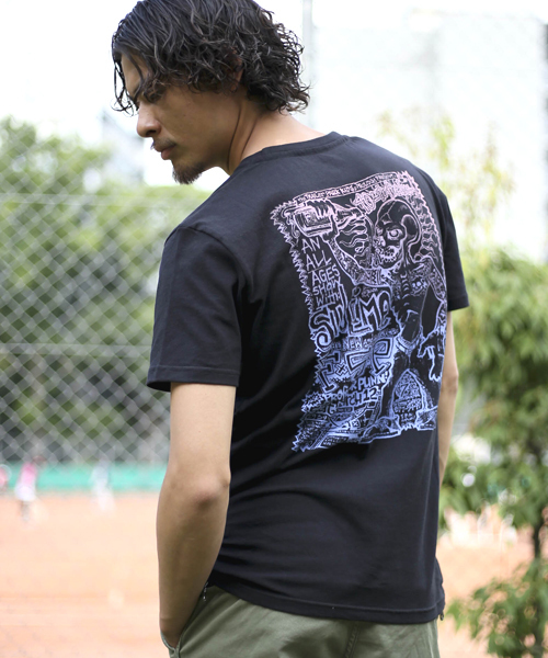 Denime（ドゥニーム）の「サブライムプリントＴシャツ【Denime×Sublime】：Mens（Tシャツ/カットソー・メンズ・ホワイト/ブラック・LARGE/SMALL/MEDIUM/X-LARGE）」の11枚目の写真