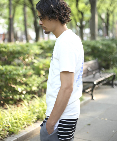 Denime（ドゥニーム）の「サブライムプリントＴシャツ【Denime×Sublime】：Mens（Tシャツ/カットソー・メンズ・ホワイト/ブラック・LARGE/SMALL/MEDIUM/X-LARGE）」の15枚目の写真