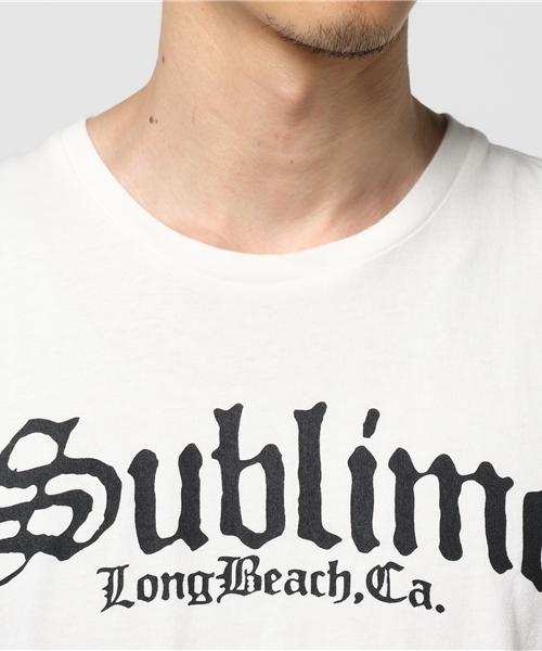 Denime（ドゥニーム）の「サブライムプリントＴシャツ【Denime×Sublime】：Mens（Tシャツ/カットソー・メンズ・ホワイト/ブラック・LARGE/SMALL/MEDIUM/X-LARGE）」の5枚目の写真