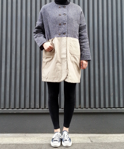 Born（ボーン）の「Velour Leggings/ベロアレギンス（レギンス/スパッツ・レディース・ブラック/オリーブ・FREE）」の3枚目の写真