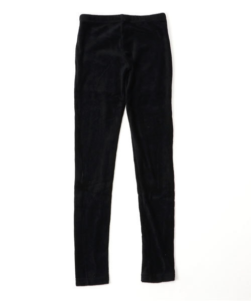 Born（ボーン）の「Velour Leggings/ベロアレギンス（レギンス/スパッツ・レディース・ブラック/オリーブ・FREE）」の4枚目の写真