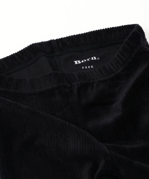 Born（ボーン）の「Velour Leggings/ベロアレギンス（レギンス/スパッツ・レディース・ブラック/オリーブ・FREE）」の5枚目の写真
