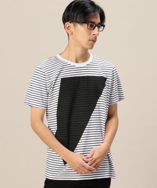 BEAUTY&YOUTH UNITED ARROWS(ビューティーアンドユースユナイテッドアローズ)の「<SALVAGE PUBLIC> DIAMONDHEAD BOR/Tシャツ◆(Tシャツ/カットソー・メンズ・ホワイト・X-SMALL/SMALL)」の1枚目の写真