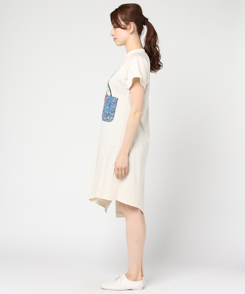 ツモリチサト　ハッピーバード　ワンピース TSUMORI CHISATO（ツモリチサト）の「ﾊｯﾋﾟｰﾊﾞｰﾄﾞﾌﾛｯｷｰ