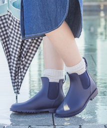 menue | サイドゴア ラグソール レインブーツ(レインシューズ)