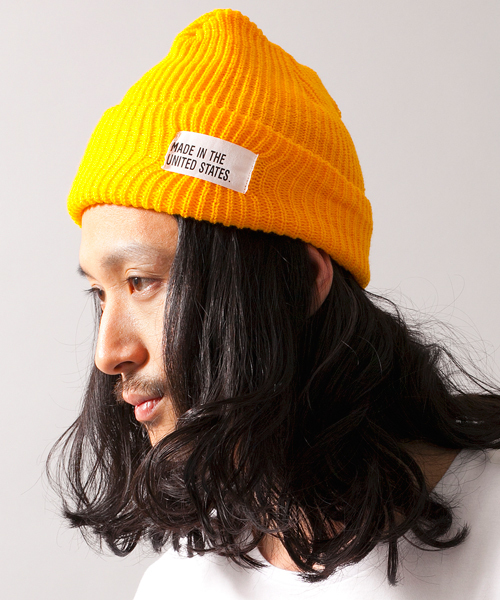 BEAUTY&YOUTH UNITED ARROWS（ビューティーアンドユースユナイテッドアローズ）の「BY ビーニー  made in USA/ニット帽¨ ◆（ニットキャップ/ビーニー・メンズ・ブラック/ダークグレー/ブラウン/オレンジ/ケリー/コバルトブルー/ネイビー/イエロー/ゴールド/ナチュラル/レッド/ワインレッド/ロイヤルブルー/パープル/その他1/その他2/オレンジ系その他・F）」の14枚目の写真