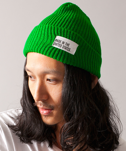 BEAUTY&YOUTH UNITED ARROWS（ビューティーアンドユースユナイテッドアローズ）の「BY ビーニー  made in USA/ニット帽¨ ◆（ニットキャップ/ビーニー・メンズ・ブラック/ダークグレー/ブラウン/オレンジ/ケリー/コバルトブルー/ネイビー/イエロー/ゴールド/ナチュラル/レッド/ワインレッド/ロイヤルブルー/パープル/その他1/その他2/オレンジ系その他・F）」の6枚目の写真