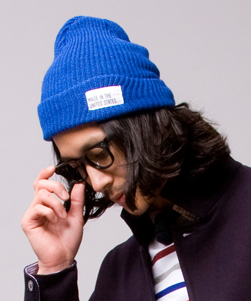BEAUTY&YOUTH UNITED ARROWS（ビューティーアンドユースユナイテッドアローズ）の「BY ビーニー  made in USA/ニット帽¨ ◆（ニットキャップ/ビーニー・メンズ・ブラック/ダークグレー/ブラウン/オレンジ/ケリー/コバルトブルー/ネイビー/イエロー/ゴールド/ナチュラル/レッド/ワインレッド/ロイヤルブルー/パープル/その他1/その他2/オレンジ系その他・F）」の8枚目の写真