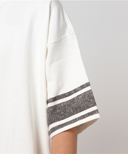 ALLSAINTS（オールセインツ）の「GOSFORD CREW T-SHIRT（Tシャツ/カットソー・メンズ・ホワイト/ダークブラック・SMALL/LARGE/MEDIUM/X-SMALL）」の7枚目の写真