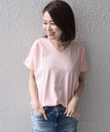 SHIPS Days STANDARD: ソフトコットン Vネック TEE