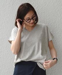 SHIPS Days STANDARD: ソフトコットン Vネック TEE