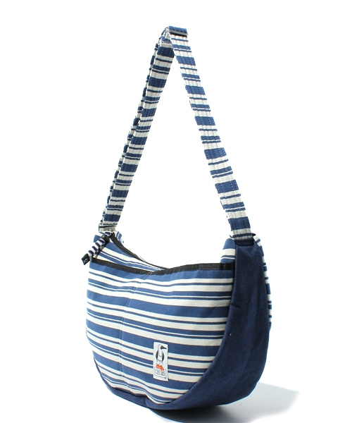 BEAMS（ビームス）の「CHUMS×BEAMS / 別注 SWEATバナナショルダー（ショルダーバッグ・メンズ・ライトグレー/ネイビー・ONE SIZE）」の5枚目の写真