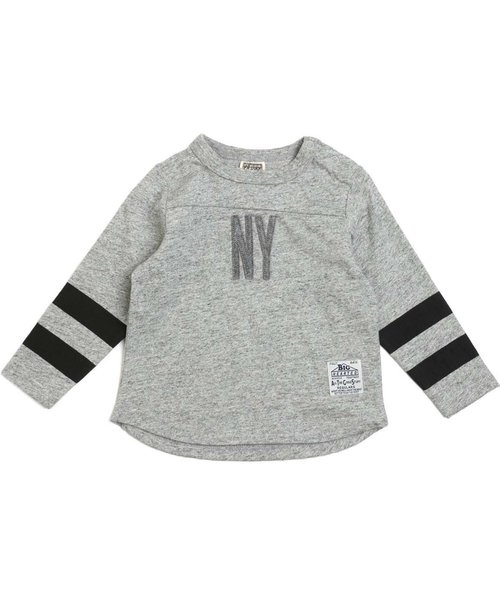 F.O.KIDS（エフオーキッズ）の「4色4柄フェルトワッペン長袖Tシャツ（Tシャツ/カットソー・キッズ・マスタード/グレー/オフホワイト/レッド・110/160/150/80/140/95/90/100/120/130）」の6枚目の写真