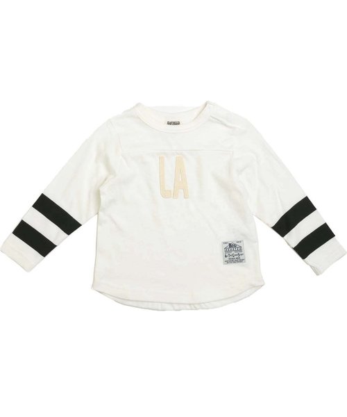 F.O.KIDS（エフオーキッズ）の「4色4柄フェルトワッペン長袖Tシャツ（Tシャツ/カットソー・キッズ・マスタード/グレー/オフホワイト/レッド・110/160/150/80/140/95/90/100/120/130）」の11枚目の写真