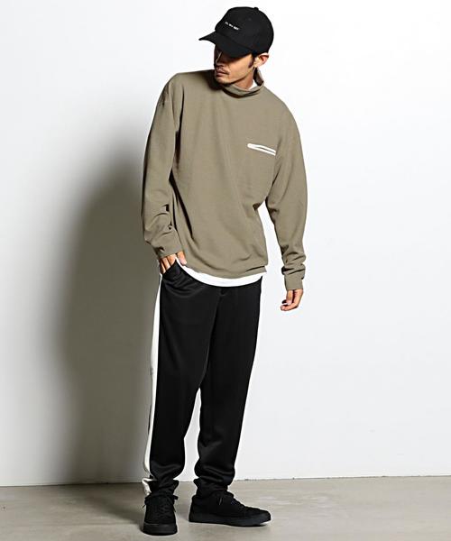 DESCENTE PAUSE（デサントポーズ）の「DESCENTE PAUSE（デサントポーズ）  THERMAL BIG TURTLE（Tシャツ/カットソー・メンズ・ネイビー/オリーブ・MEDIUM/SMALL/LARGE）」の14枚目の写真