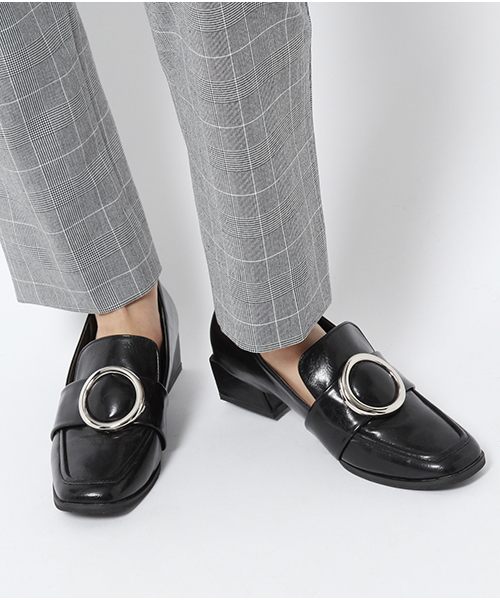 laboratory work（ラボラトリーワーク）の「リングローファー（ローファー・レディース・ブラック/キャメル・LARGE/MEDIUM）」の2枚目の写真