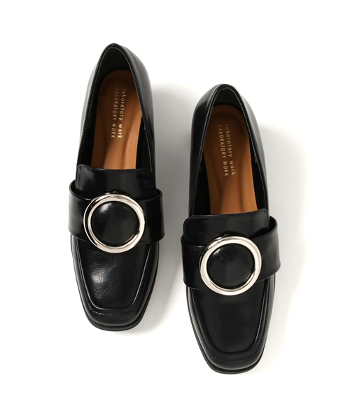 laboratory work（ラボラトリーワーク）の「リングローファー（ローファー・レディース・ブラック/キャメル・LARGE/MEDIUM）」の3枚目の写真