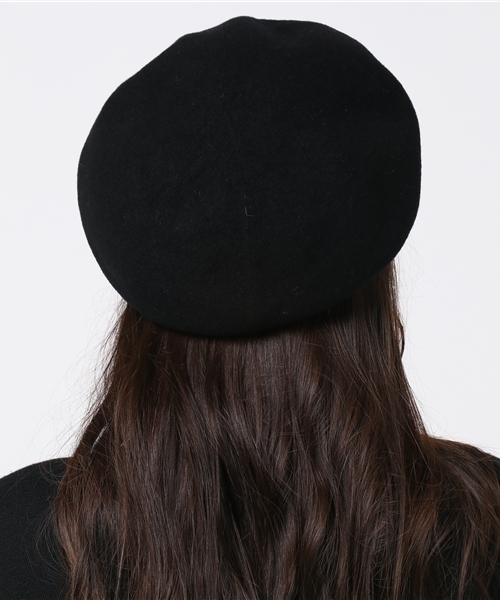 PUNYUS（プニュズ）の「パイピングベレー帽（ハンチング/ベレー帽・レディース・レッド/ブラック/ワイン/グレー・FREE）」の6枚目の写真