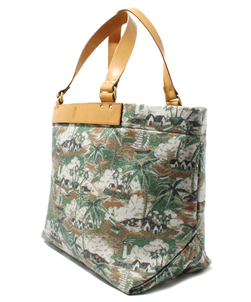 beautiful people（ビューティフルピープル）の「beautiful people/w.aloha-camouflage tote（トートバッグ・メンズ・オリーブ・FREE）」の2枚目の写真