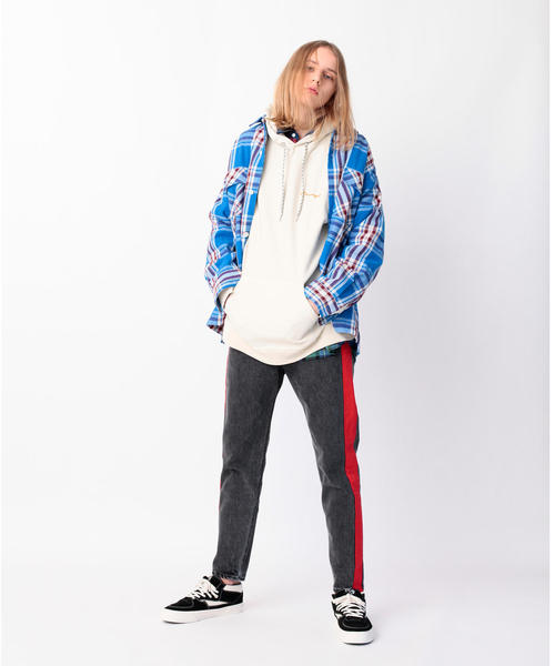 MONKEY TIME（モンキータイム）の「＜monkey time＞ HEAVY TWILL CHECK CPO/シャツ（シャツ/ブラウス・メンズ・レッド/コバルトブルー・LARGE/SMALL/X-LARGE/MEDIUM）」の7枚目の写真