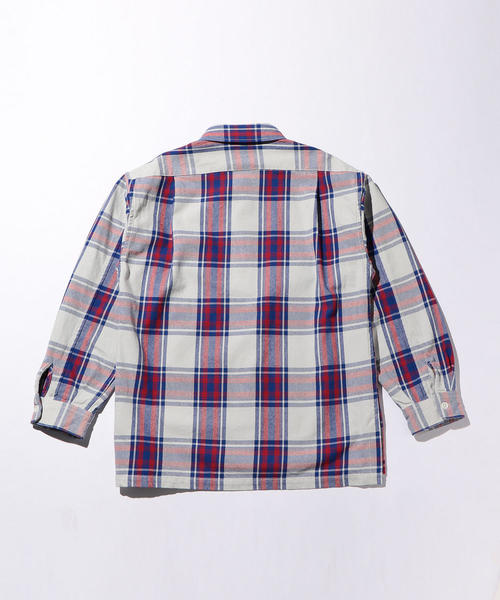 MONKEY TIME（モンキータイム）の「＜monkey time＞ HEAVY TWILL CHECK CPO/シャツ（シャツ/ブラウス・メンズ・レッド/コバルトブルー・LARGE/SMALL/X-LARGE/MEDIUM）」の11枚目の写真