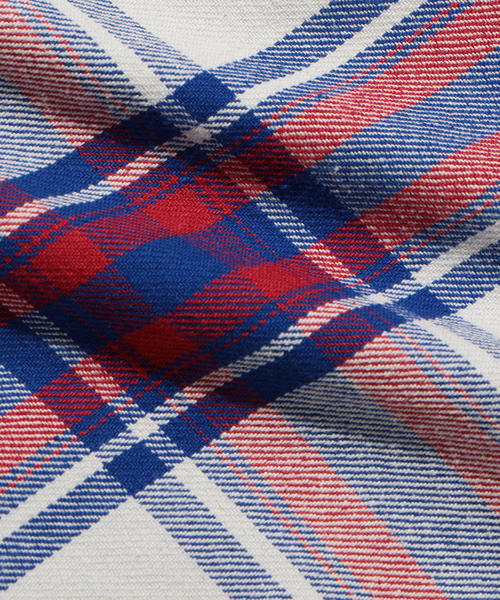 MONKEY TIME（モンキータイム）の「＜monkey time＞ HEAVY TWILL CHECK CPO/シャツ（シャツ/ブラウス・メンズ・レッド/コバルトブルー・LARGE/SMALL/X-LARGE/MEDIUM）」の5枚目の写真