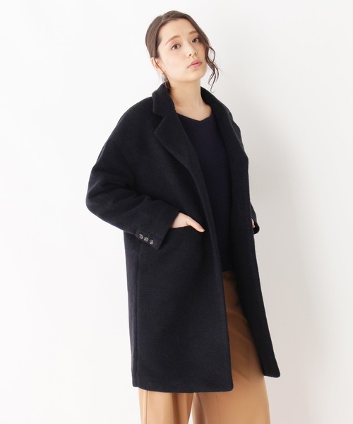 grove(グローブ)の「◆スライバーチェスターコート(チェスターコート・レディース・イエロー/ベージュ/ネイビー・03/02)」の3枚目の写真