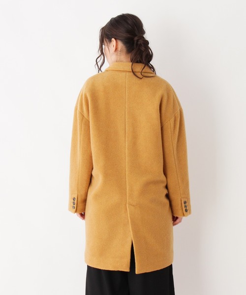 grove(グローブ)の「◆スライバーチェスターコート(チェスターコート・レディース・イエロー/ベージュ/ネイビー・03/02)」の6枚目の写真