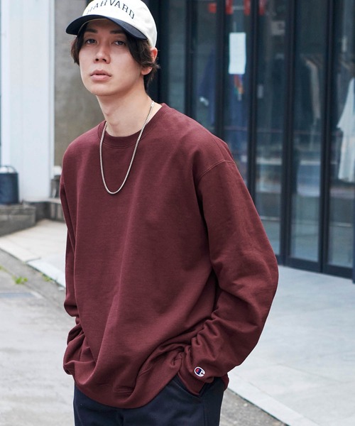 Champion�i�`�����s�I���j�́uChampion PULLOVER �I�[�o�[�T�C�Y �v���I�[�o�[ �N���[�l�b�N �X�E�F�b�g�i�X�E�F�b�g�j�v�b���C��